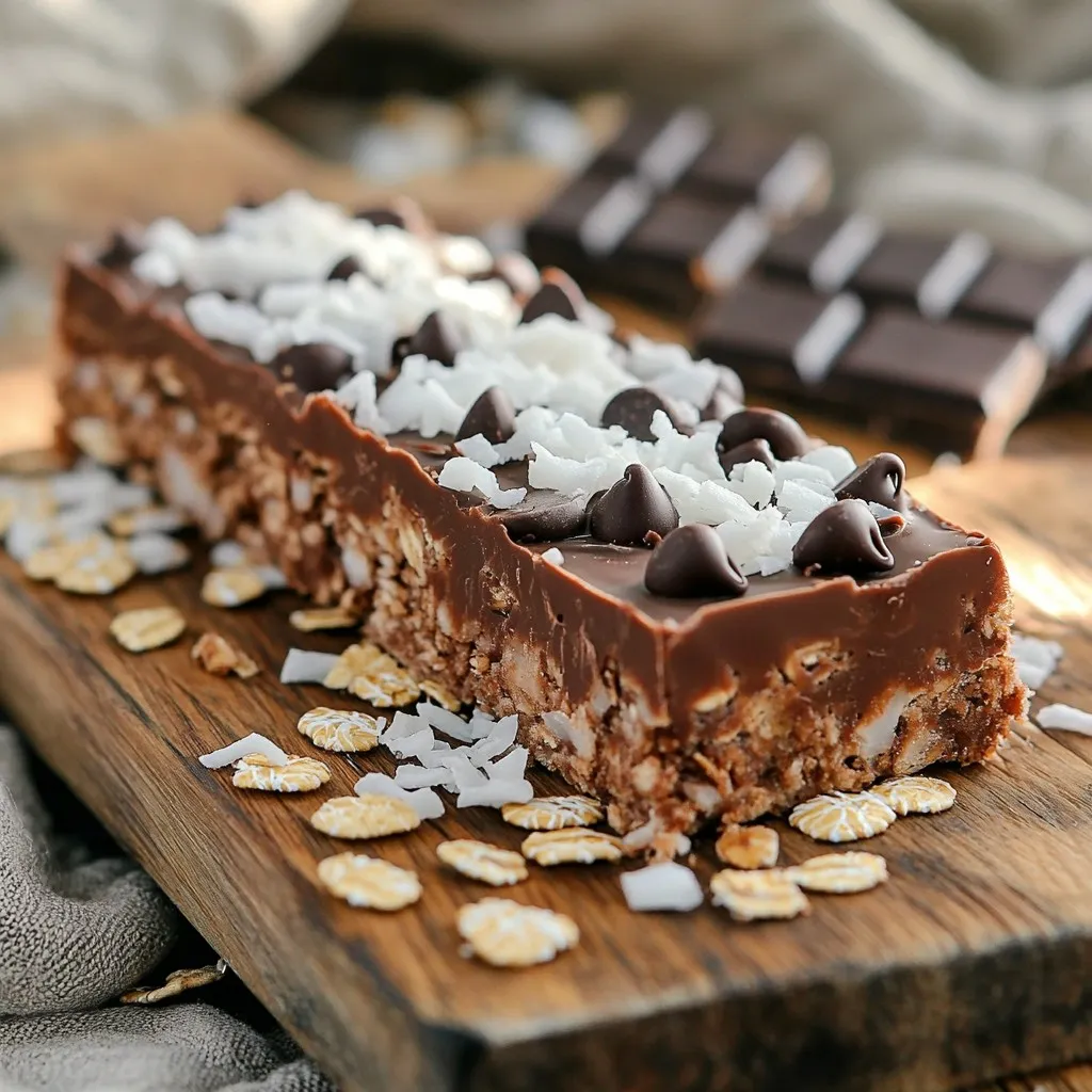 Healthy No-Bake Chocolate Coconut Bars: Your Quick Snack Guide